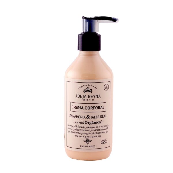 CREMA CORPORAL DE ZANAHORIA   Y JALEA REAL
