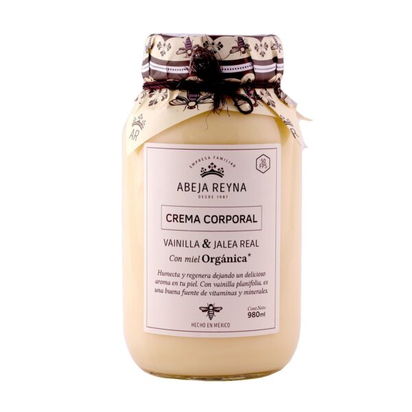 CREMA FAMILIAR  DE VAINILLA   Y JALEA REAL