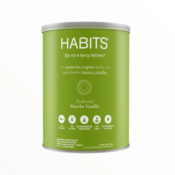 PROTEINA HABITS MATCHA VAINILLA 488 G