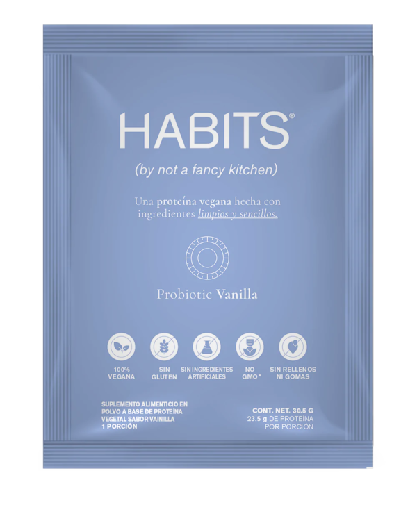 SACHETS HABITS VAINILLA 30.5 G