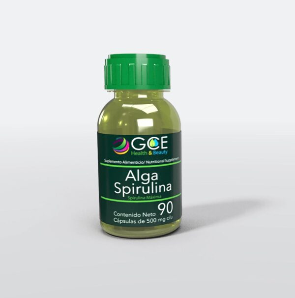 ALGA SPIRULINA 90CAPS DE 500 mg C/U