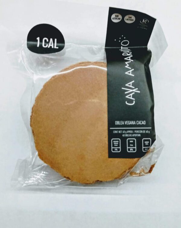 OBLEA VEGANA CACAO 40g