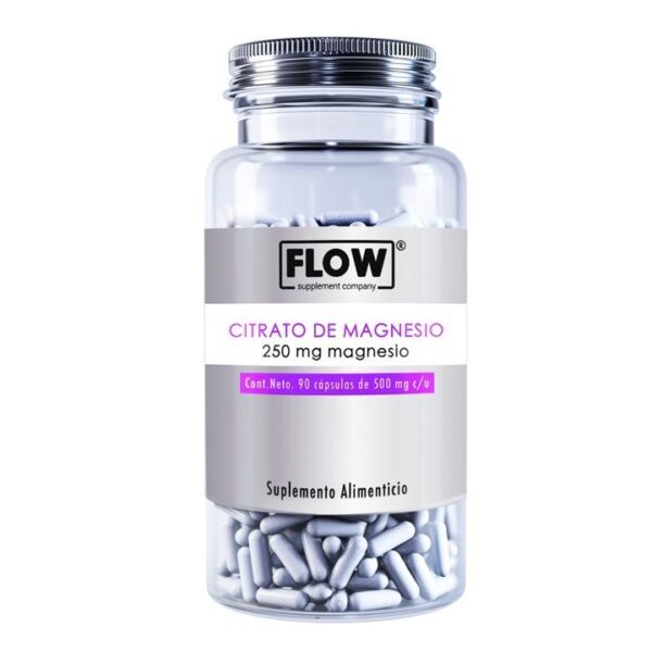 CITRATO DE MAGNESIO 90CAPS DE 500mg C/U