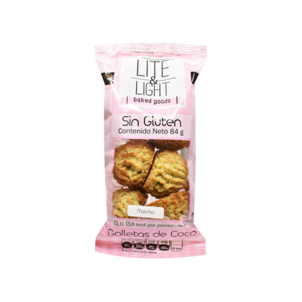 GALLETA DE COCO SUAVE  MATCHA