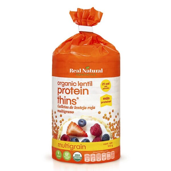 GALLETAS DE LENTEJA ROJA MULTIGRANO 100GR