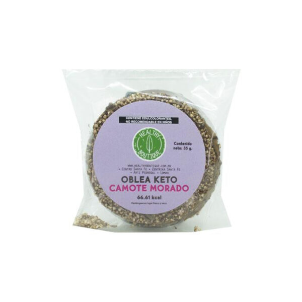 OBLEA KETO CAMOTE MORADO