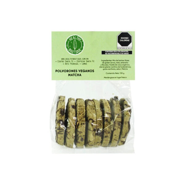 POLVORÓN VEGANO DE MATCHA
