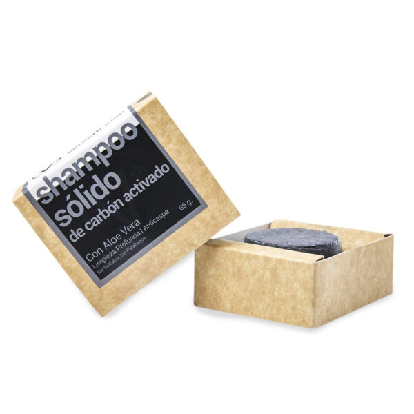 SHAMPOO SÓLIDO CARBÓN ACTIVADO 65 G