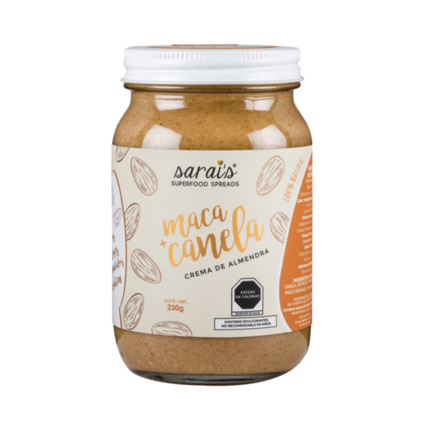 CREMA DE ALMENDRA MACA CANELA